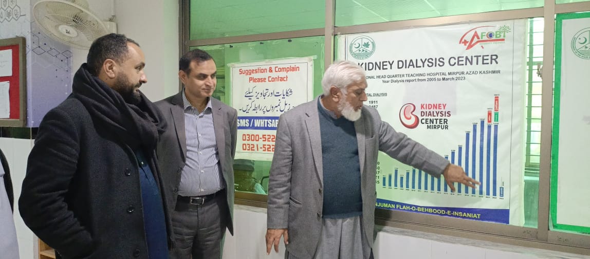 Field visit to Mirpur AJK hospital